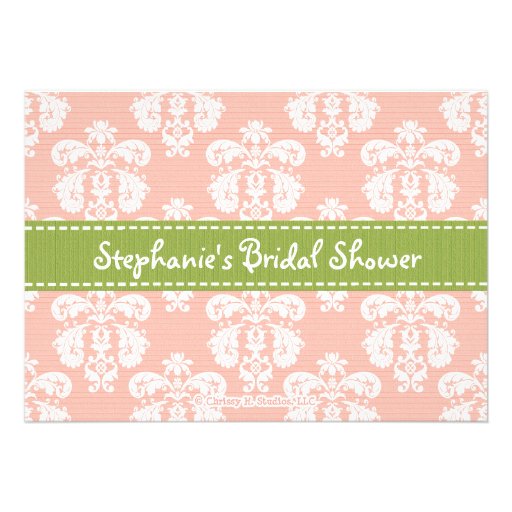Margarita Fiesta Bridal Shower Invitations Pink