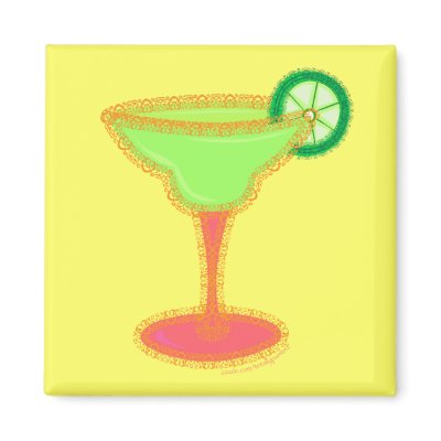 Margarita Fridge Magnet by totallypainted