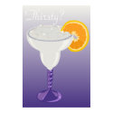 Margarita Poster in Purple posters by Customizables Margarita Poster in Purple posters