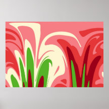 Margarita - Watermelon Margarita Abstract Print