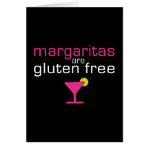 Margaritas are Gluten Free Cards