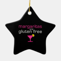 Margaritas are Gluten Free Christmas Tree Ornaments