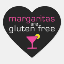 Margaritas are Gluten Free Stickers