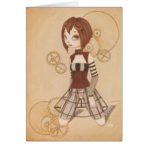 Margo - Steam punk card