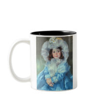Margot in Blue, Mary Cassatt mugs