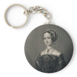 Marguerite Queen of Navarre by John J. Hinchliff Key Chains