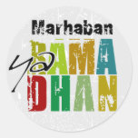 Marhaban ya Ramadhan Round Sticker