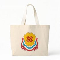 Mari El Coat of Arms Tote Bag by FlagTshirts Mari El Coat of Arms Tote Bag