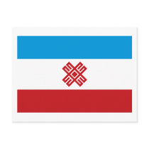 Mari El Flag Postcard by FlagTshirts Mari El Flag Postcard