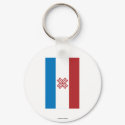 Mari El Republic Flag keychains by Vexillophile Mari El Republic Flag keychains