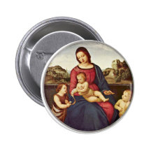 Maria con el niño y dos santos Tondo de Cristo Pin