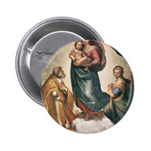 Maria con papa Sixtus del St. del niño de Cristo I Pins