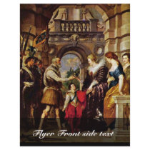 Maria De' Medici Is Regent Of France By Rubens Full Color Flyer