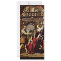 Maria De' Medici Is Regent Of France By Rubens Rack Card Design