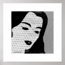 Maria el MODERNO (gris) por el CR SINCLAIR Posters