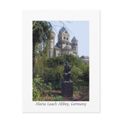 Maria Laach Abbey, Germany Postcard by Rainmountain