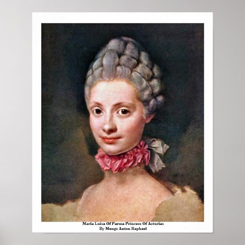 Maria Luisa Of Parma Princess Of Asturias Print