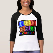 Maria Montessori Pop-Art Three-Quarter T-Shirt