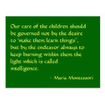 Maria Montessori Quote No. 1 Post Card