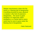 Maria Montessori Quote No. 4 Post Card