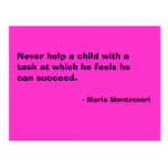 Maria Montessori Quote No. 6 Post Card