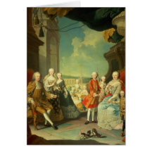 Maria Theresa and her Husband Greeting Cards