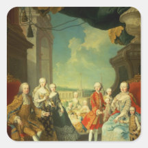 Maria Theresa and her Husband Stickers
