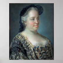 Maria Theresa, Empress of Austria, 1762 Posters
