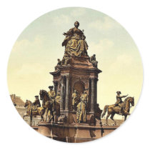Maria Theresa Monument, Vienna, Austro-Hungary mag Sticker