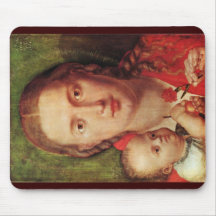 Maria With The Carnation By Albrecht Dürer Mouse Pad