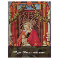 Maria With The Child By Leyden Lucas Van (Best Qua Personalized Flyer