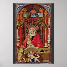 Maria With The Child By Leyden Lucas Van (Best Qua Print