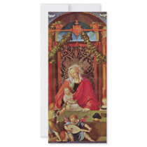 Maria With The Child By Leyden Lucas Van (Best Qua Customized Rack Card