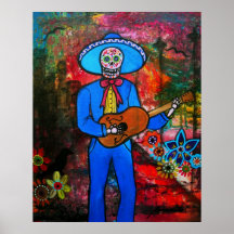 MARIACHI DAY OF THE DEAD POSTERS