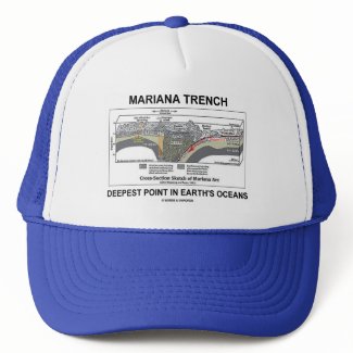 Mariana Trench Deepest Point In Earth's Oceans hat
