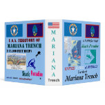 Mariana Trench: Shark Paradise, U.S.A. Territory 3 Ring Binders
