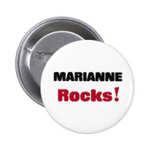 Marianne Rocks Pinback Button