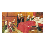 Marie Altar Middle Panel Top Left: Birth Of The Vi Photo Card