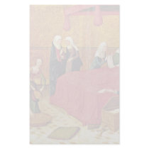 Marie Altar Middle Panel Top Left: Birth Of The Vi Stationery Paper