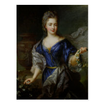 Marie-Anne de Bourbon  Princess of Conti Postcard