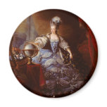 Marie Antoinett of Austria by Jean Baptiste Dagoty magnets