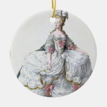 Marie Antoinette (1752-93) from 'Receuil des Estam Christmas Tree Ornaments