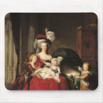 Marie-Antoinette  and her Children, 1787 Mousepads