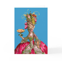 Marie Antoinette and Peacock Cards