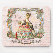 Marie Antoinette and Pink Paris Mousepad
