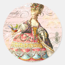 Marie Antoinette and Pink Paris Sticker