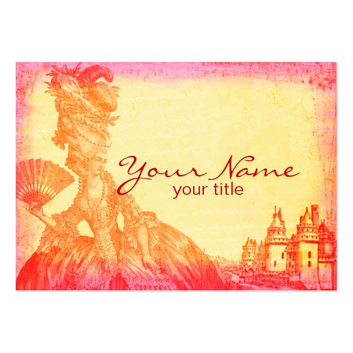 Marie Antoinette at Sunset Business Cards