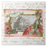 Marie Antoinette at Versailles Collage Art Tile