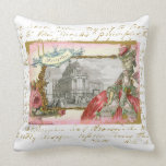 Marie Antoinette at Versailles Throw Pillow