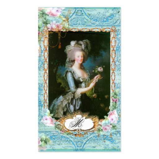 Marie Antoinette Business Cards (front side)